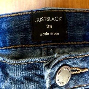 Just Black Skinny Jeans - Size 29
